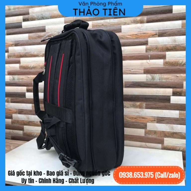 🔥kho sỉ vpp🔥 Balo, cặp đa năng học sinh cấp 2,3 màu đen ( 40x16x30cm ) - VPP Thảo Tiên