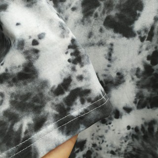 Áo thun unisex form rộng Tie-Dye