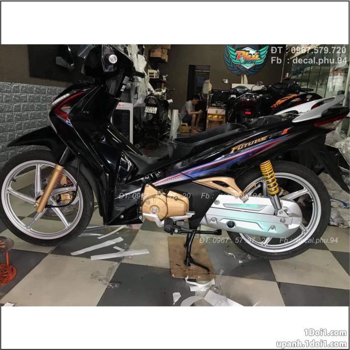 Tem Rời Future 125 i đen Crom (C)