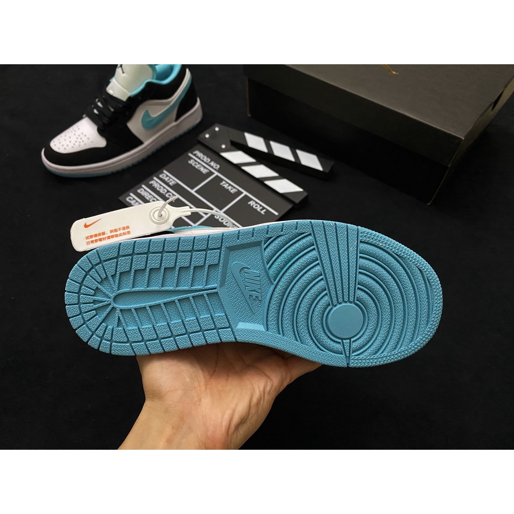 Giày jordan, giày jd Xanh ngọc cổ thấp, jd xanh ngọc full box, bill [Giày.Hoàng Yến]