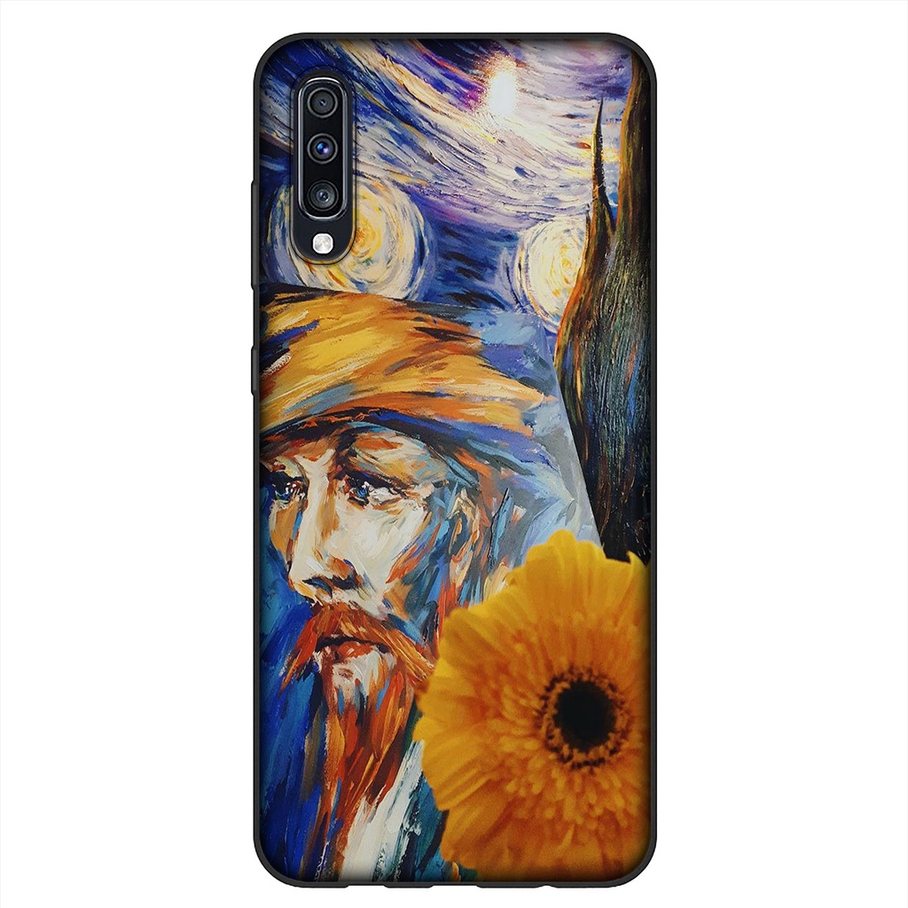 Ốp điện thoại in Skull Tardis tranh Van Gogh Samsung Galaxy S21 Ultra S8 Plus M31 M51 A11 A31 A51 S21+ S8+ S21Plus