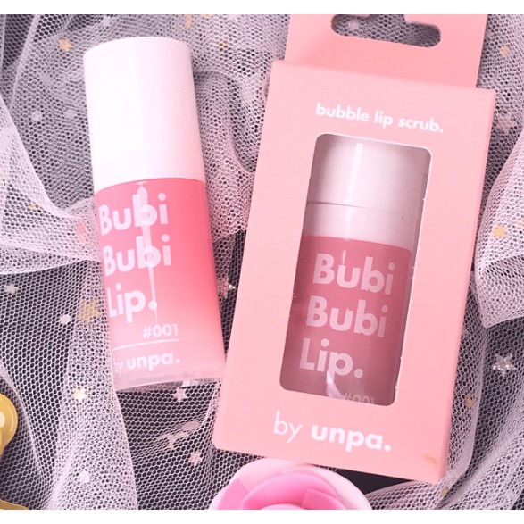 Tẩy Tế Bào Chết Môi Bubi Bubi Bubble Lip Scrub Sủi Bọt 10ml