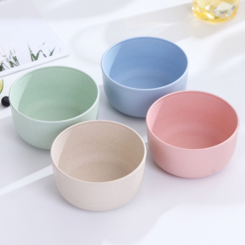 Tô Ăn Bằng Nhựa Lúa Mạch Chống Sốc Phong Cách Nhật Bản Cho Bé