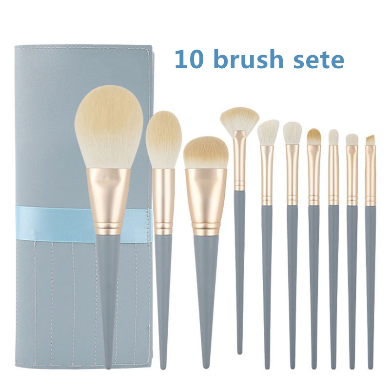 10pcs Beauty Makeup Brushes Set Brush For Foundation Powder Blusher Concealer Eyeshadow Cosmetic Blend Make Up Tools