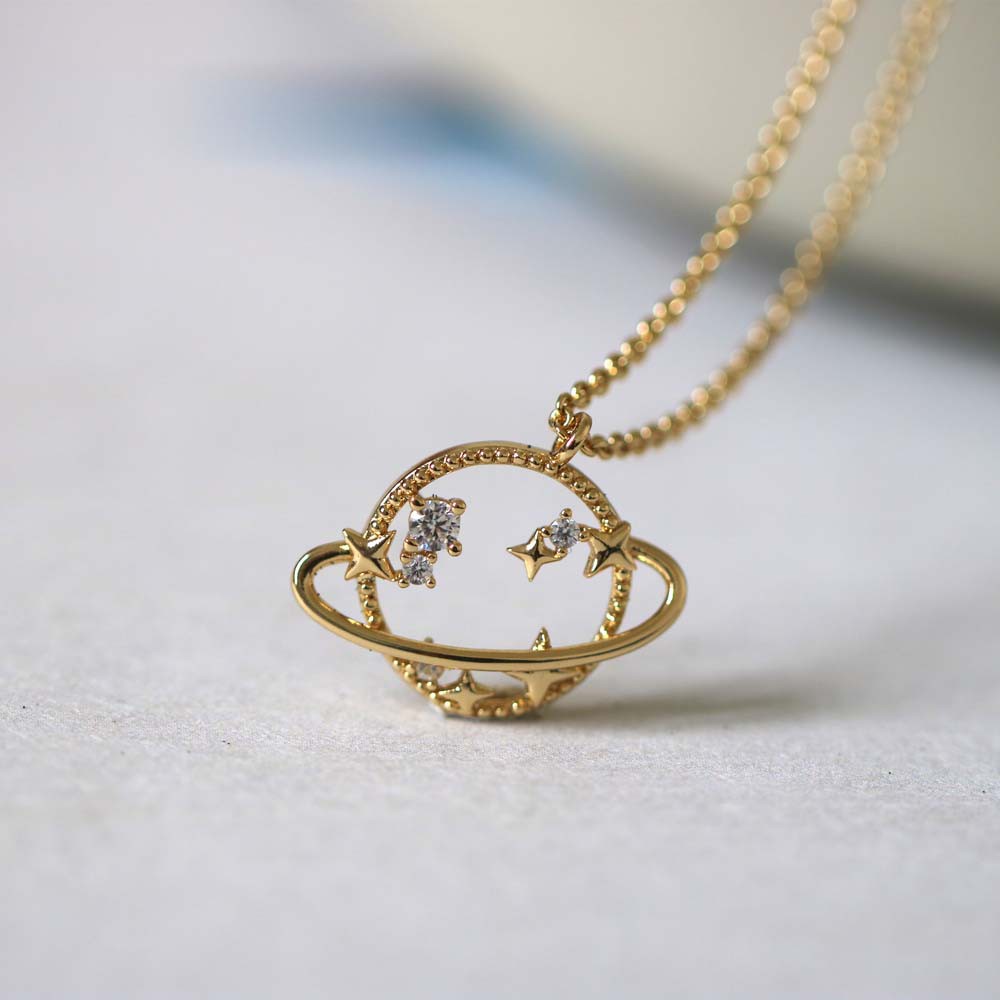 vòng cổ Mặt Hành Tinh Thời Trang Cho Nữ