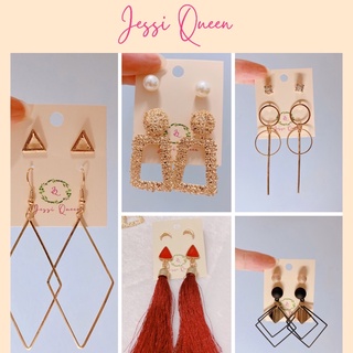 Khuyên tai nhiều kiểu, kiểu dáng dài phong cách Vintage - Jessi Queen