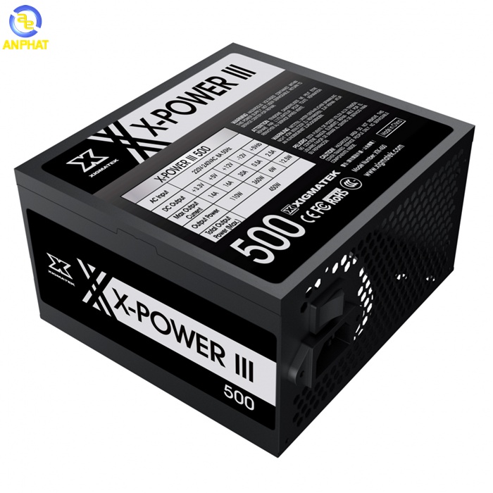 Nguồn máy tính Xigmatek X-POWER III 500 - 450W EN45976 - Bảo Hành Chính Hãng 36 Tháng