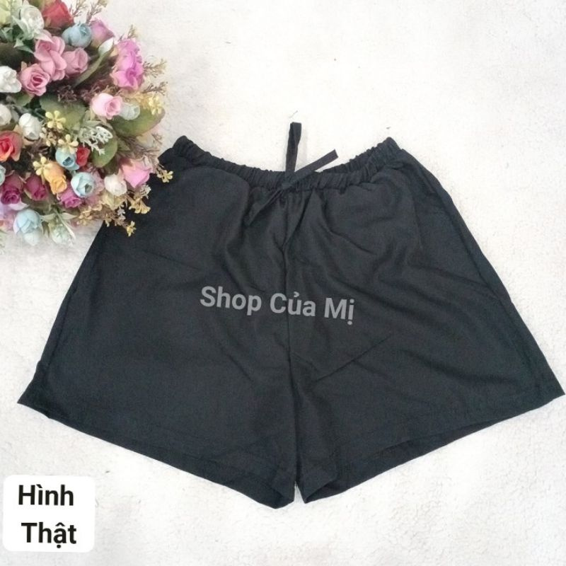[ Xả kho ] Quần Đùi Nữ, Quần Short Vải Phi Lụa mềm nhẹ, mặc ở nhà siêu mát Q097