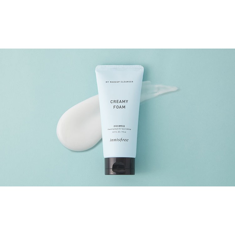 [mẫu mới] Sữa Rửa Mặt Kết Hợp tẩy Trang Innisfree My Makeup Cleanser - Creamy Foam 175ml