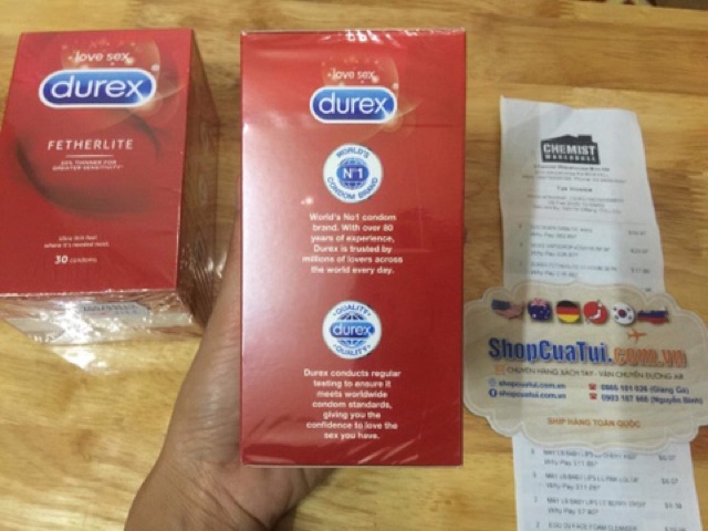 💁🏻‍♀️ BAO CAO SU #DUREX Fetherlite Ultra Thin Feel Condoms Extra Sensitive 30 Pack