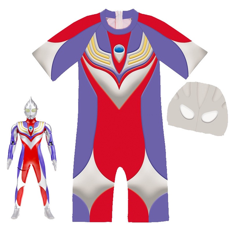 Bộ Đồ Bơi In Hình Superman Cho Bé Trai