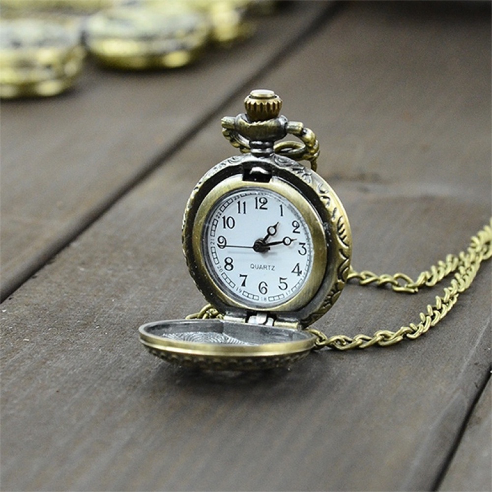 Đồng Hồ Quả Quýt Chạm Khắc Phong Cách Cổ Điển