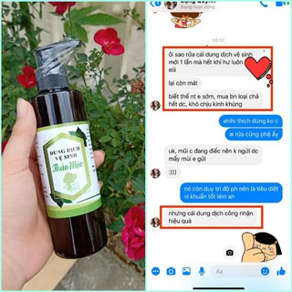 DUNG DỊCH VỆ SINH THẢO MỘC