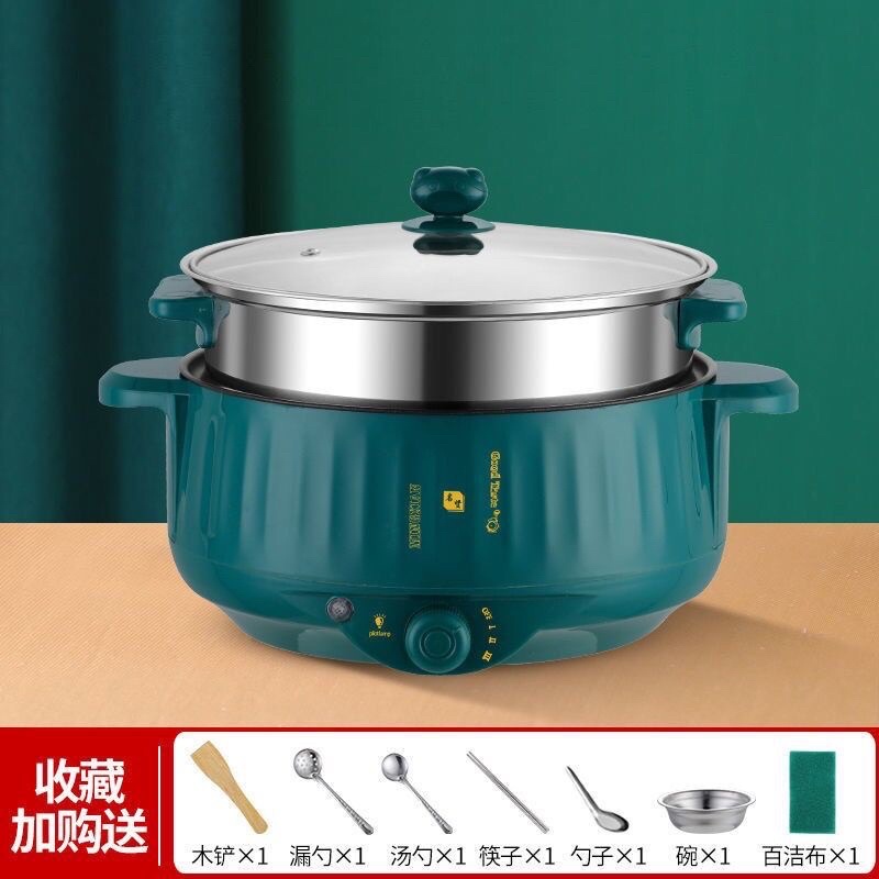 Nồi Lẩu Điện Đa Năng Có Tay Cầm Tiện Dụng ( kèm khay hấp - sz 26-28cm)
