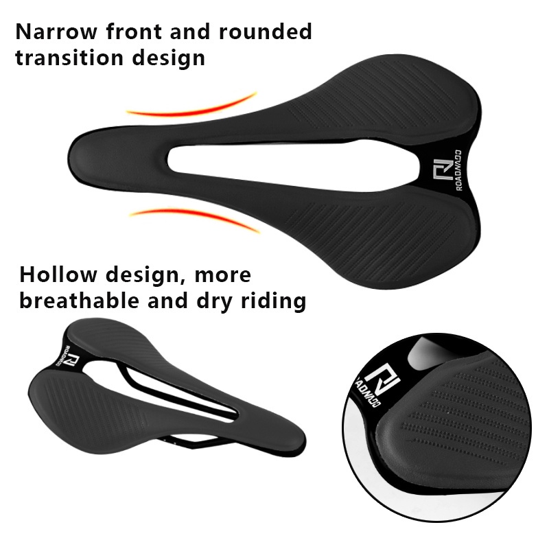 Yên xe đạp leo núi ROADNADO bằng da và nylon