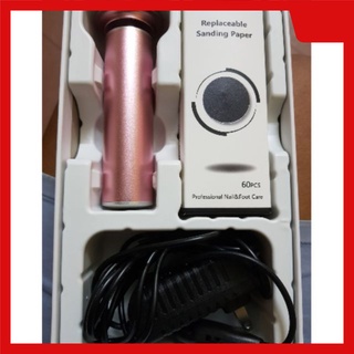 Máy chà gót chân chuyên dụng dùng làm nail spa thẫm mỹ viện hồng