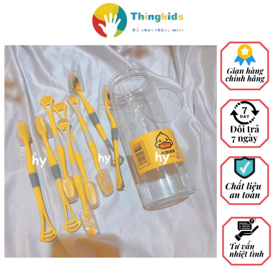 [Lông Siêu Mềm] Bàn Chải Đánh Răng Lông Mềm Mịn Dành Cho Răng Nhạy Cảm Răng Ê Buốt - Thingkids