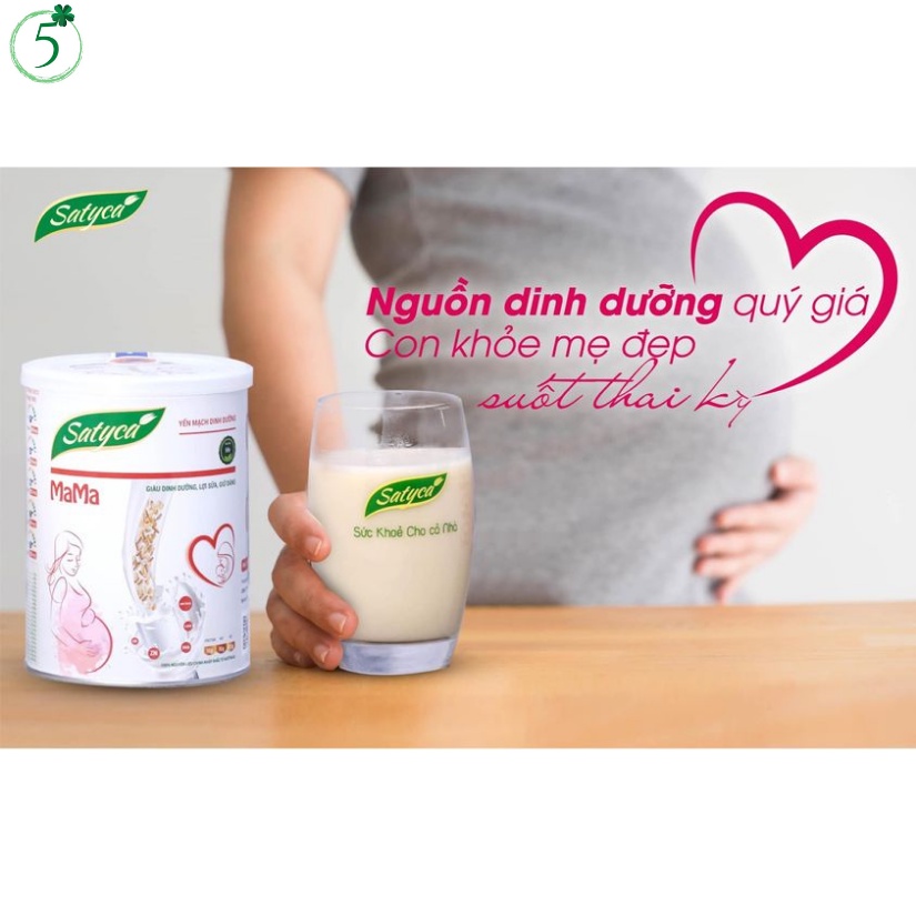 Satyca Mama - Sữa yến mạch và hạt dinh dưỡng