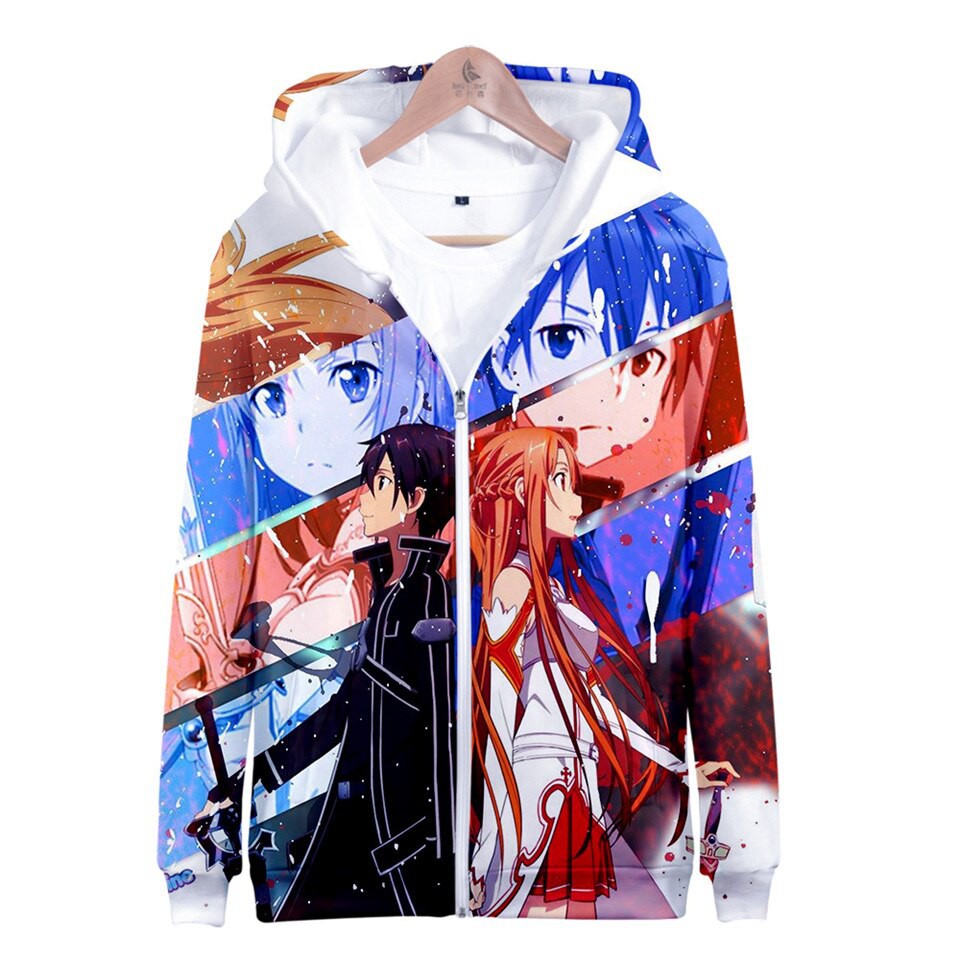 Áo Khoác Hoodie Họa Tiết 3d Sword Art Online Độc Đáo | BigBuy360 - bigbuy360.vn