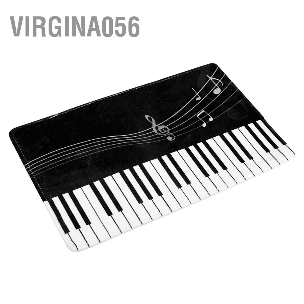 Virgina056 Virgina056 In nốt nhạc Chống trượt Tấm thấm nước Mat Pad Phòng tắm Nhà bếp