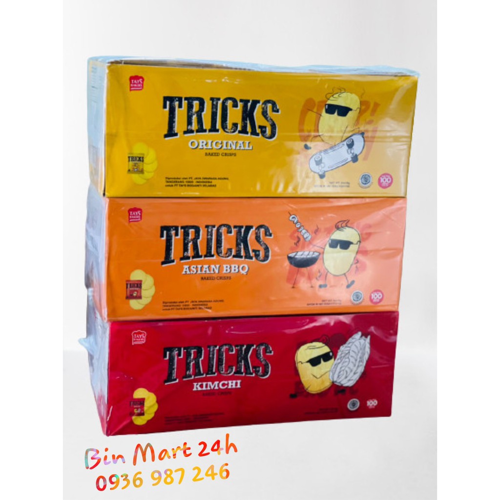 Bánh khoai tây tricks 540gr 30 gói