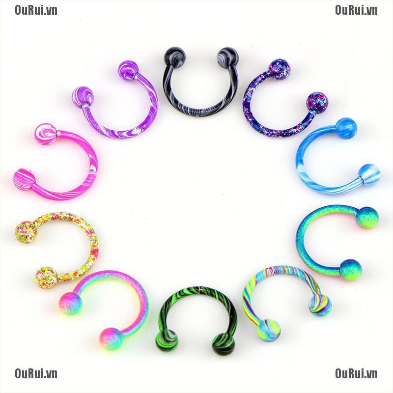Bộ 10 Dụng Cụ Bằng Thép Không Gỉ Chuyên Dụng Cho Mắt / Môi / Mũi