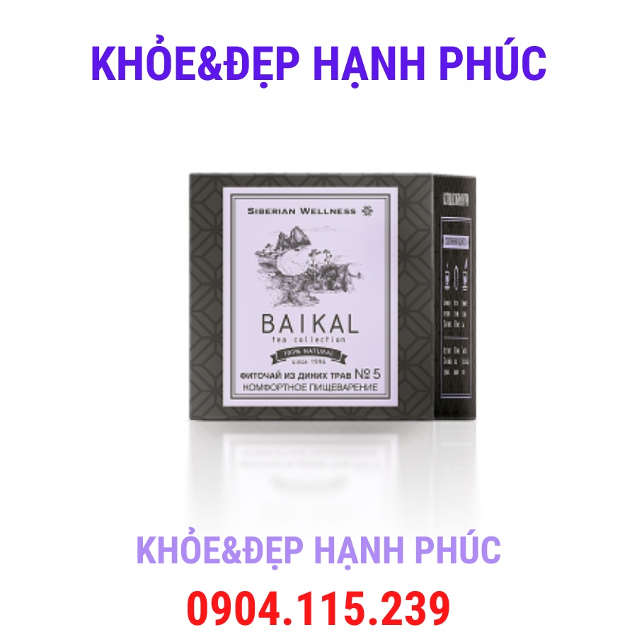 [Trà tiêu hóa N5] Trà thảo mộc Siberian Baikal tea collection Herbal tea N5 -30 túi