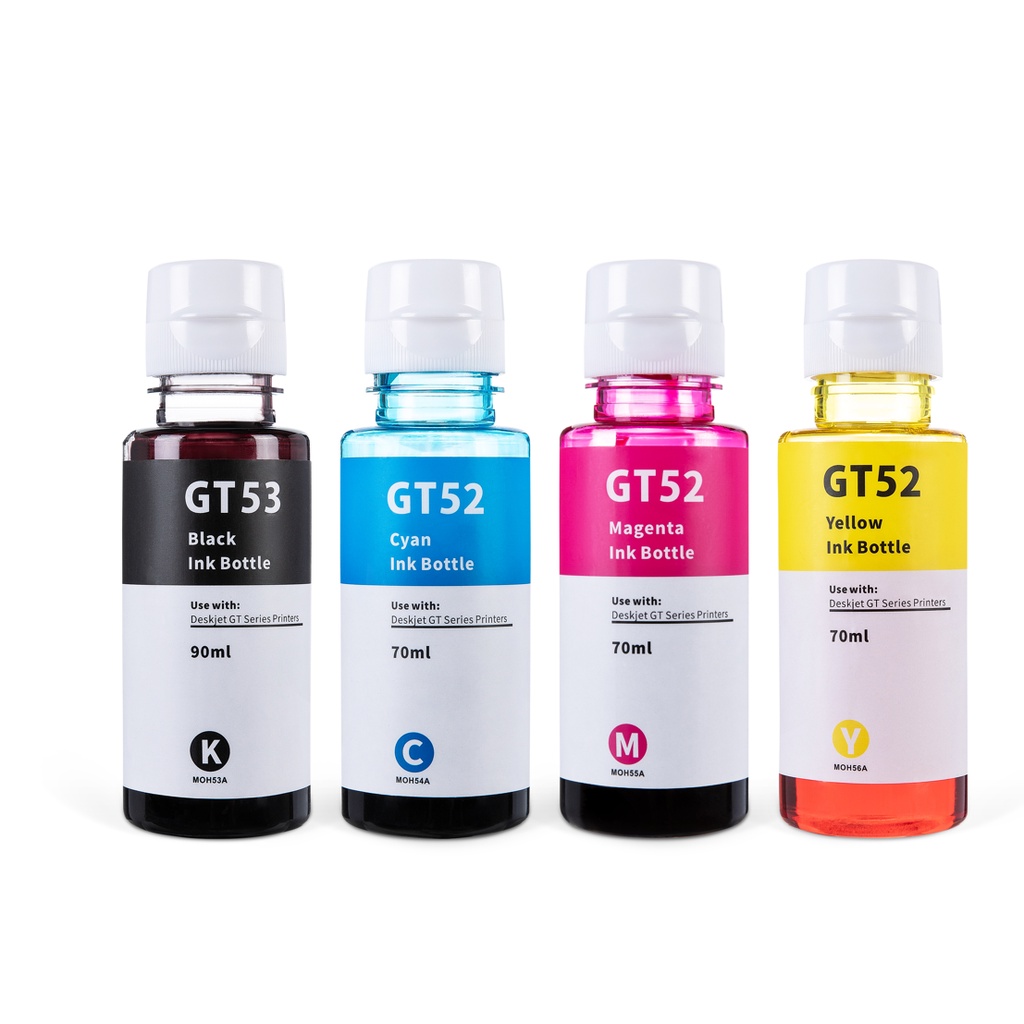 Giá xưởng -Combo 4 màu mực HP GT52/53 -HP GT 115/ HP 315/ HP 415