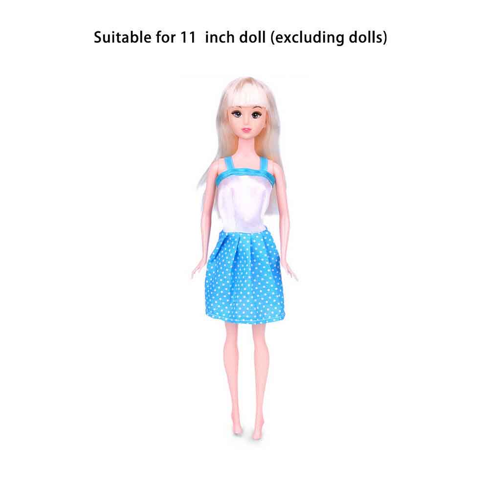 Set 50 Bộ Quần Áo Búp Bê Barbie Kèm 10 Phụ Kiện