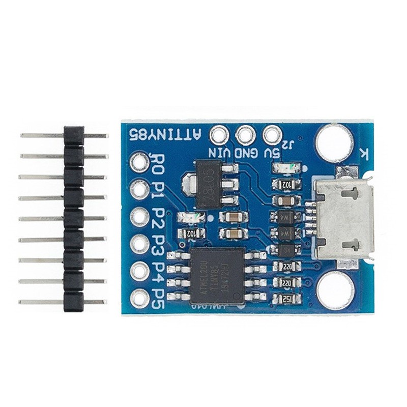 Mạch Phát Triển Micro ATTINY85 Màu Xanh Đen 885 Digispark Kickstarter ATTINY85 Cho Arduino IIC I2C