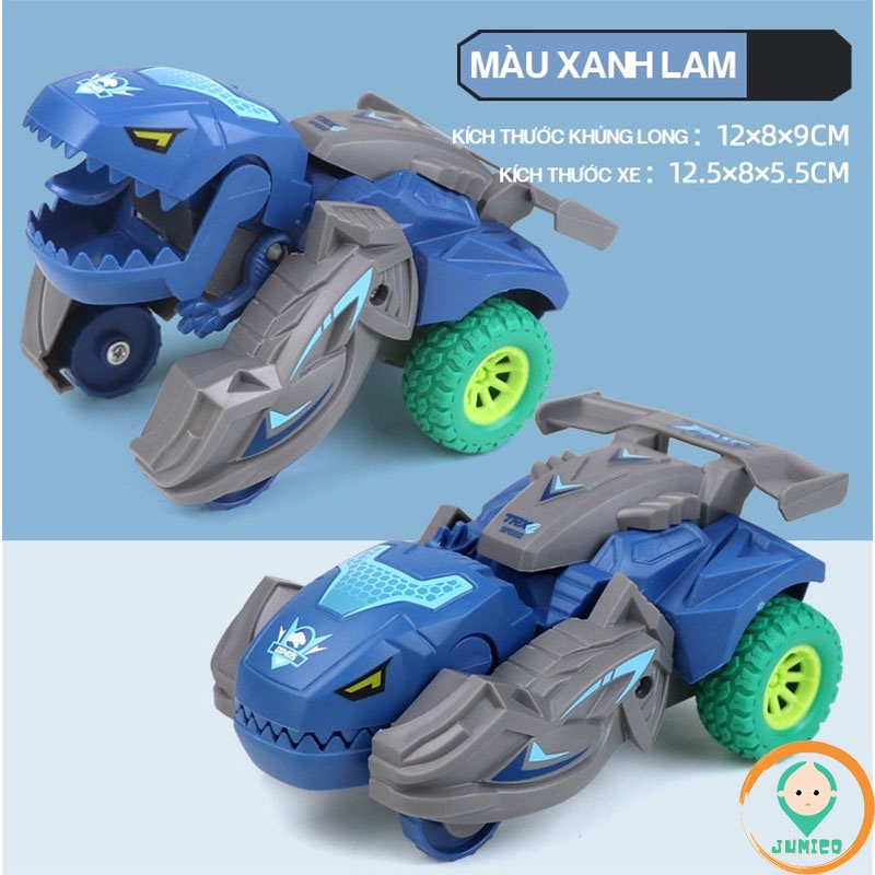Đồ chơi trẻ em ô tô khủng long biến hình cho bé thông minh vận động JUMICO KLM