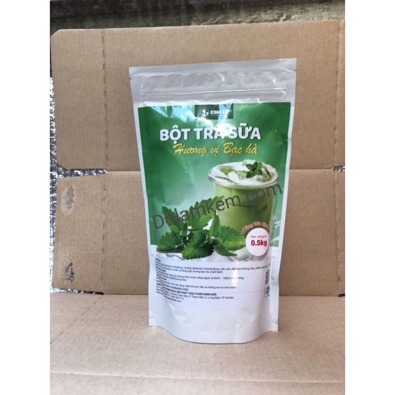 Bột trà sữa bạc hà pha sẵn