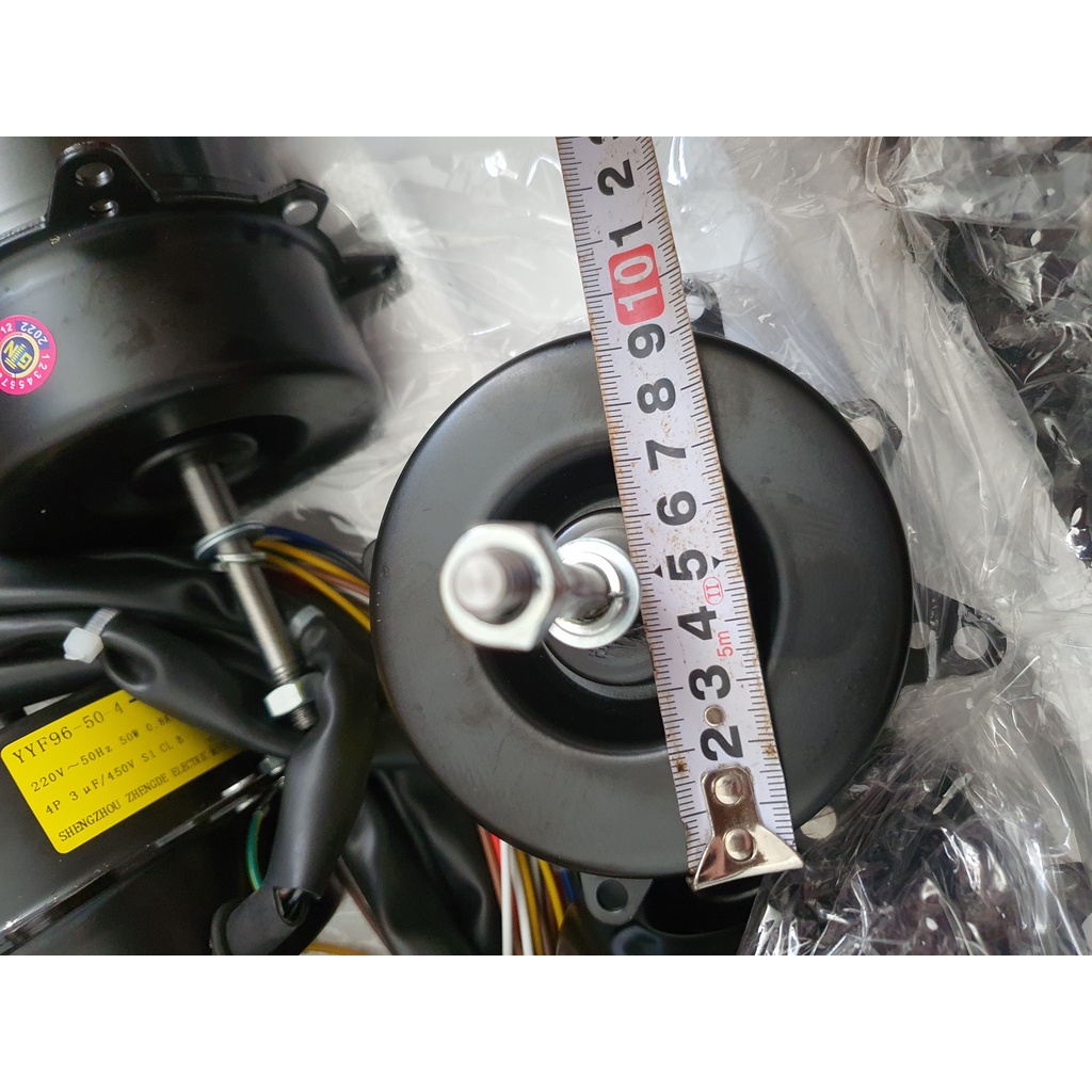 Moto quạt hơi nước, động cơ 60W dây đồng, trục 8mm, trục 12mm, bảo hành 12 tháng