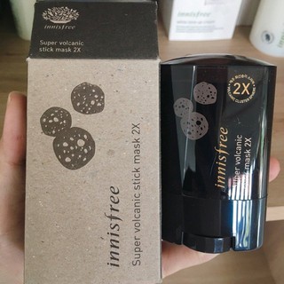 (Mới) Mặt Nạ Dạng Thỏi Innisfree Super Volcanic Stick Mask 2X
