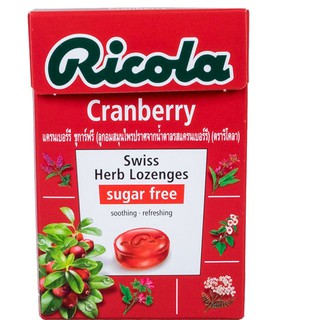 Kẹo thảo dược Ricola Cranberry 40g
