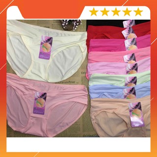 Set 10 quần lót cotton cạp chéo cho bà bầu<70kg