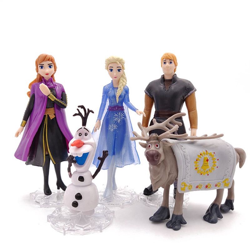 Set 5 Mô Hình Nhân Vật Trong Phim Frozen 2