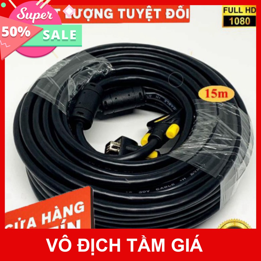 💚 DÂY VGA 3+6 15M ARI ARIGATO Đảm Bảo Chất Lượng 💚