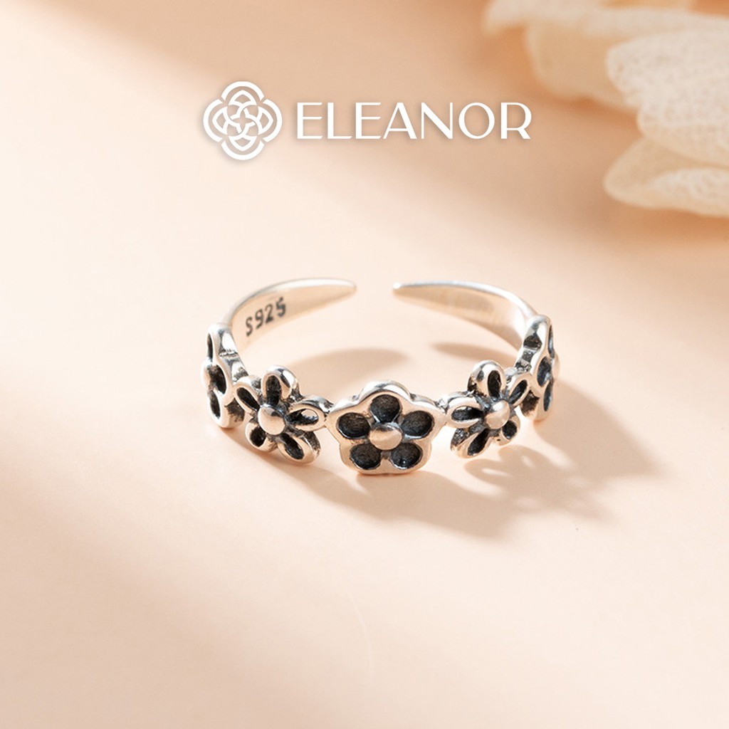 Nhẫn nữ Eleanor Accessories bạc 925 phụ kiện trang sức thời trang phong cách