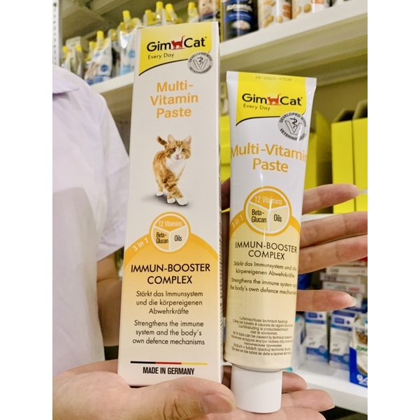 Gel multi vitamin gimcat cho mèo 200g, Gimcat Gel for cat, Gel dinh dưỡng gimcat cho mèo