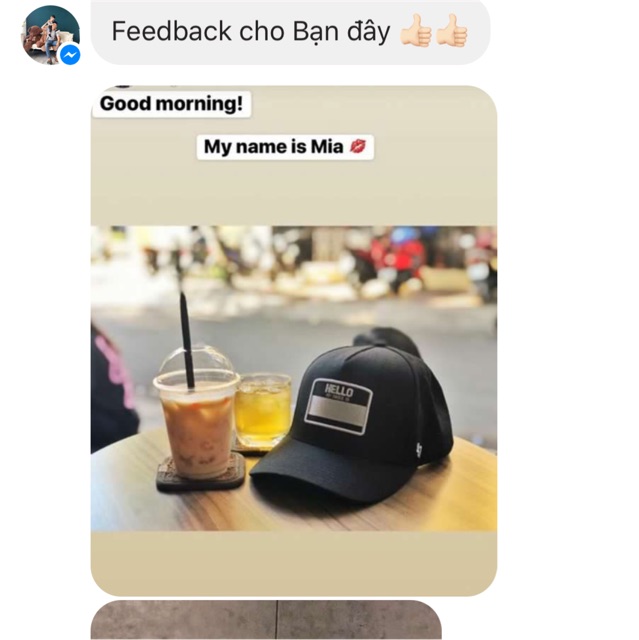 Nón Trucker Hello My Name is quai nút fom cứng đẹp