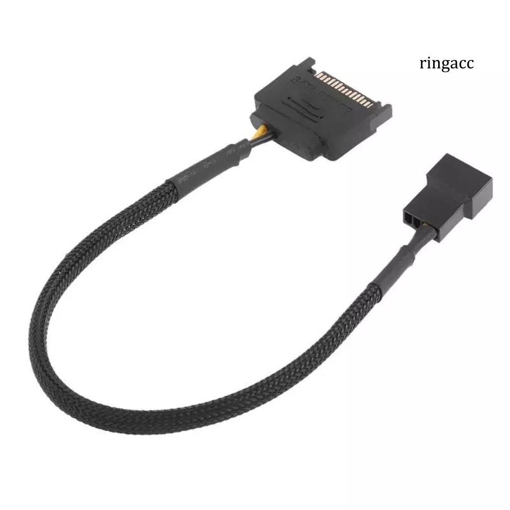 Dây Cáp Chuyển Đổi Nguồn Sata 15pin Sang 3pin 4pin Cho Quạt Tản Nhiệt Máy Tính