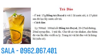 Set Trà Đào