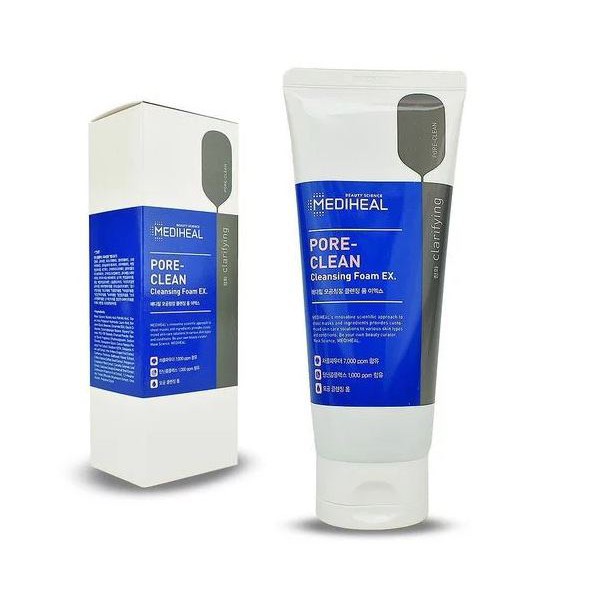 Sữa rửa mặt Mediheal Pore-Clean Cleansing Foam With Charcoal Powder