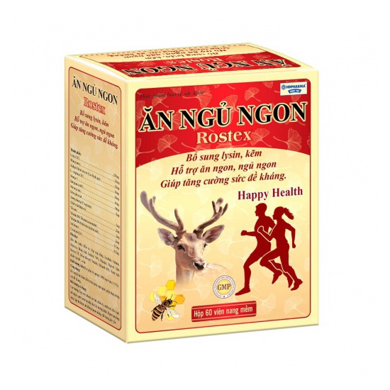 ĂN NGỦ NGON ROSTEX omega 3 Chai 60 viên - Rostex- Tủ Thuốc Bảo Châu