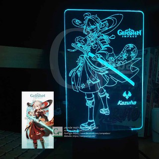 [ĐÈN NGỦ ANIME GAME SIÊU HOT] Đèn Ngủ Genshin Impact Kaedehara Kazuha Type 01 GGSI2501 16 màu tùy chỉnh - COMPASHOP