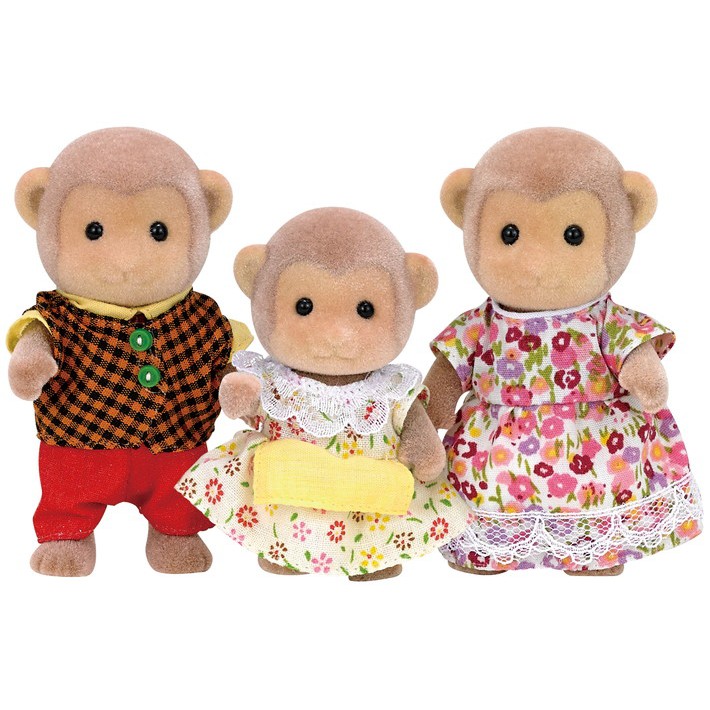 Sylvanian Families Gia Đình Khỉ Monkey Family