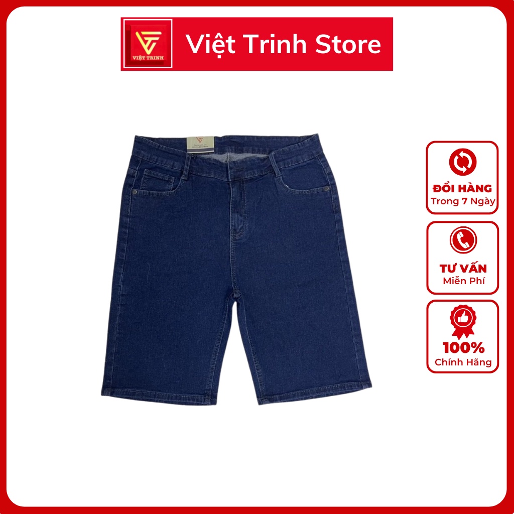 Quần Bò Sọt Nam Cao Cấp Mẫu Túi Thêu Hợp Thời Trang, Quần Jean Nam Basic Form Dáng Vừa Chuẩn Chất Liệu Không Phai Xù - H