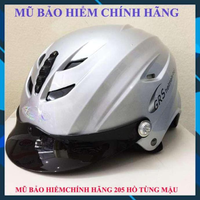 [Chính hãng] Mũ bảo hiểm nửa đầu grs a760 trơn thông gió lớn