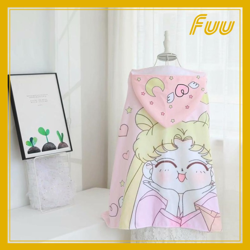 Áo choàng tắm Thủy Thủ Mặt Trăng (Sailor Moon) mẫu 1